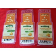 Nature's Truth Essential Oil Blend Wax Melts Aromatherapy Citrus Zest Lot Of 3   292682326217